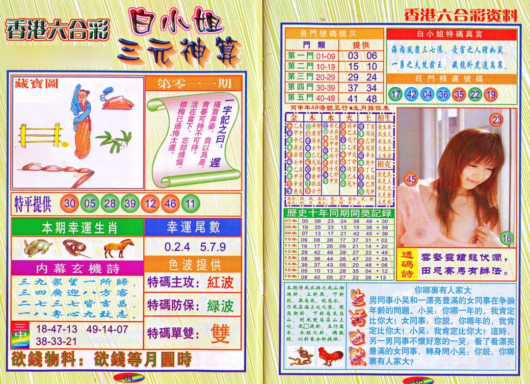 011期三元神算[图]